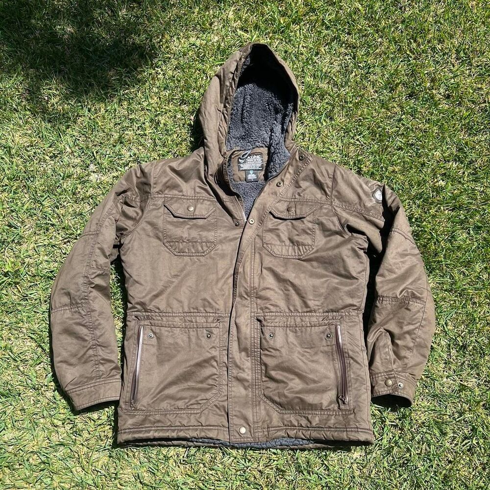 Kühl Projek kollusion jacket brown gorpcore mens size L Large